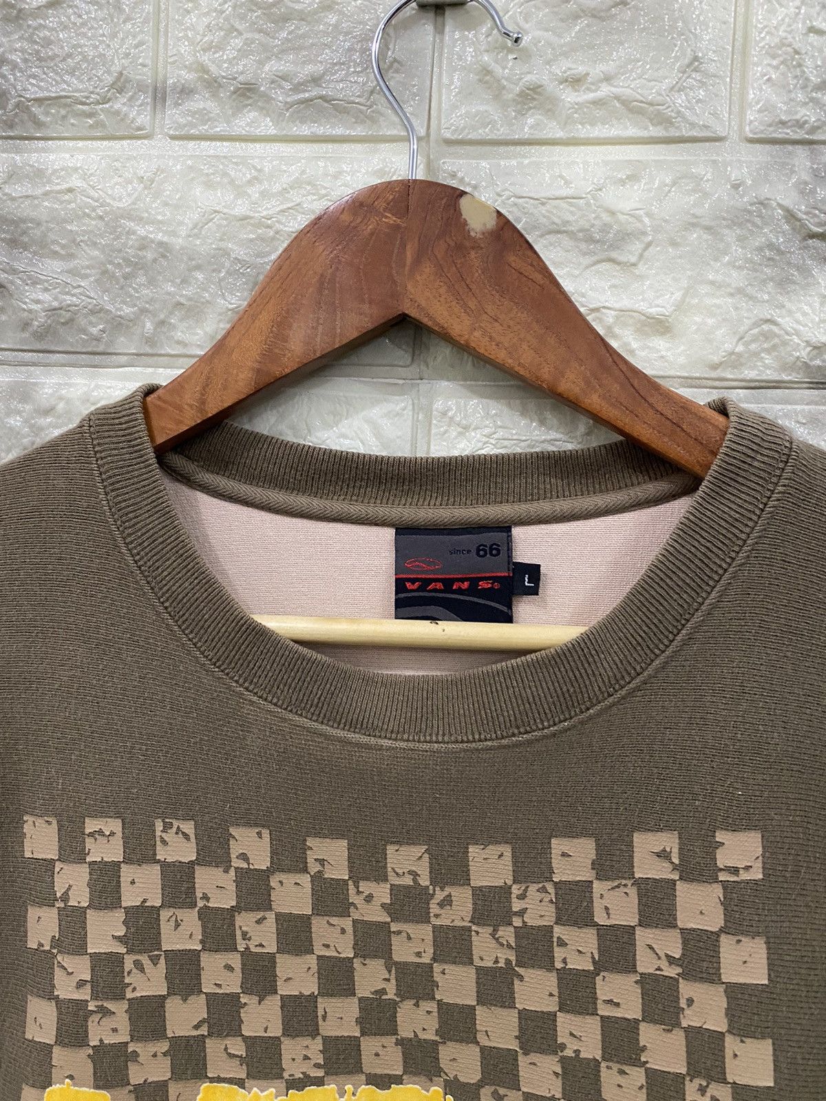 Vans × Vintage Vintage Vans Big Logo Sweater Size US L / EU 52-54 / 3 - 4 Thumbnail
