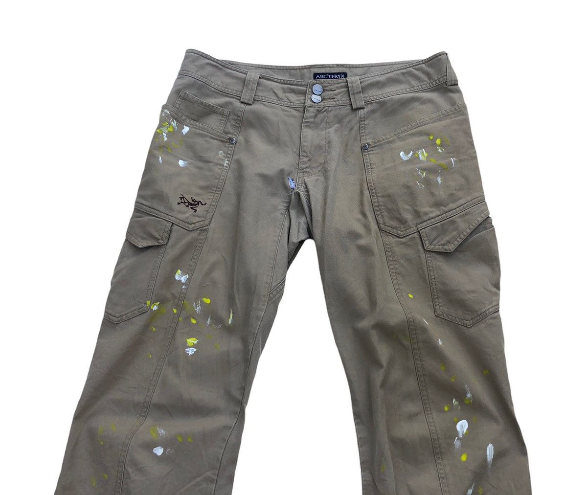 Arc'teryx 🔥Arctreyx Cargo Custom Painted Flare Outdoor Pants 🔥 Size US 33 - 3 Thumbnail