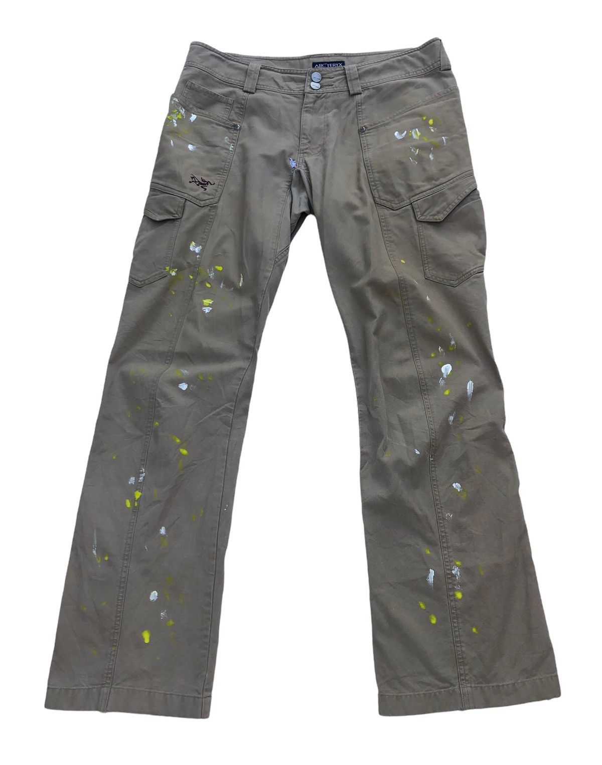 Arc'teryx 🔥Arctreyx Cargo Custom Painted Flare Outdoor Pants 🔥 Size US 33 - 1 Thumbnail