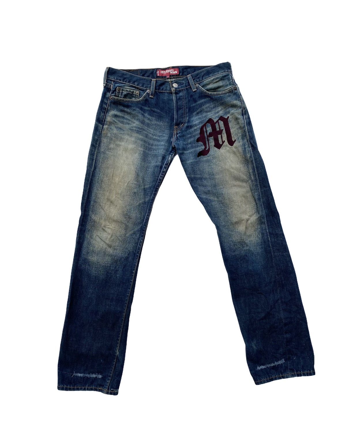 Junya Watanabe × Levi's Runway AW02 Junya Watanabe X Levi’s M Embroidered Denim Size US 32 / EU 48 - 2 Thumbnail
