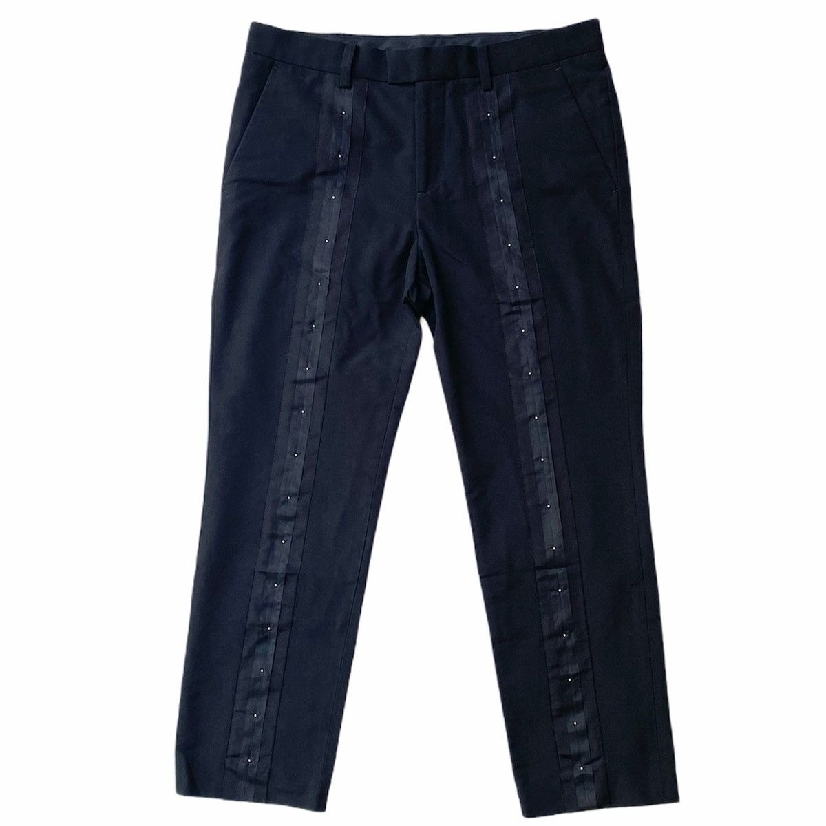 Undercover Undercover Black Front Studded Cropped Trousers Size US 30 / EU 46 - 2 Thumbnail