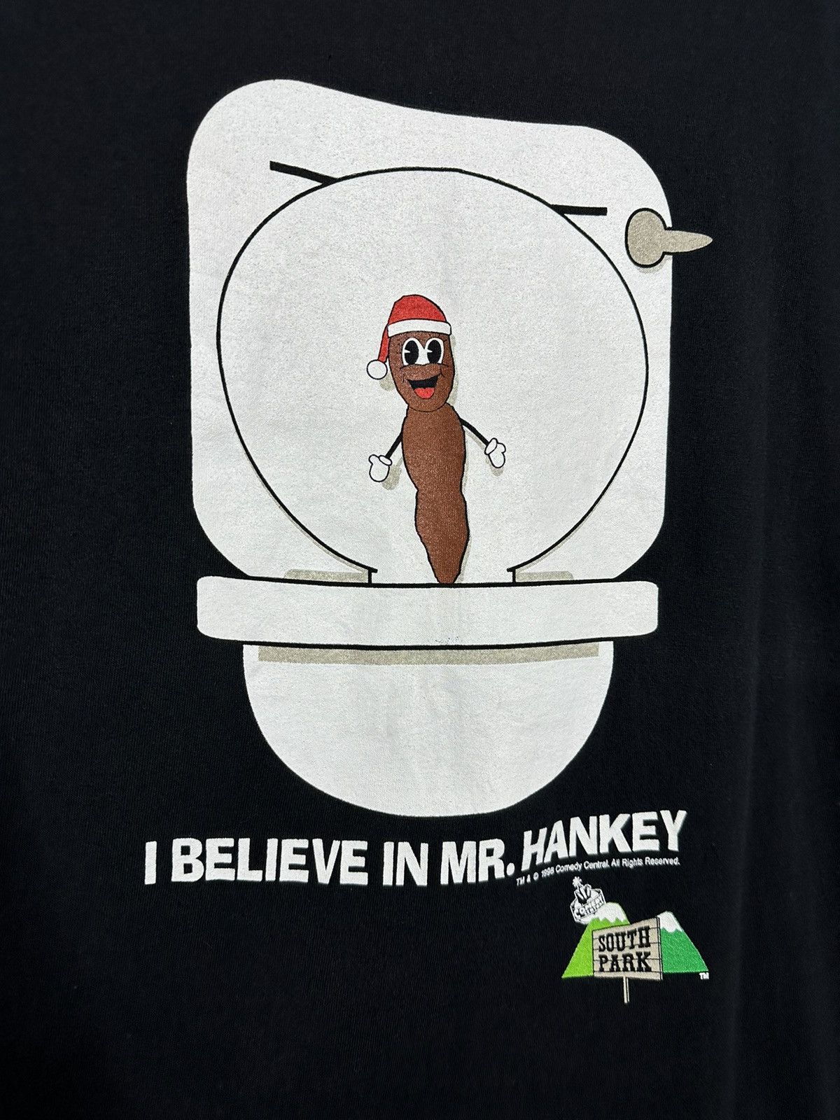 Vintage 🚨Vintage South Park I Believe In Mr. Hankey 1998 T-Shirt Size US L / EU 52-54 / 3 - 3 Thumbnail