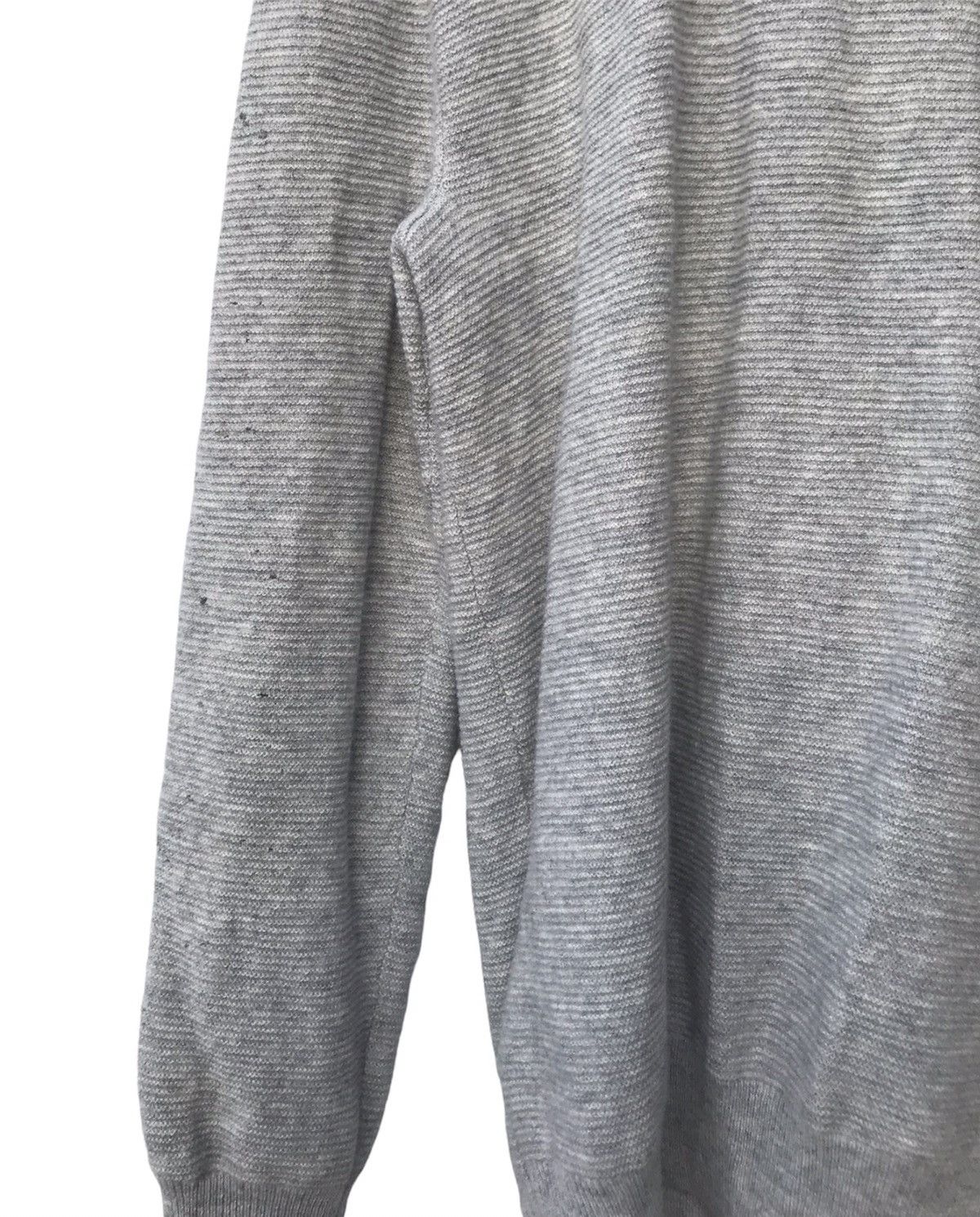 United Arrows United Arrows Distressed Wool & Cashmere Hoodie Sweater Size US S / EU 44-46 / 1 - 5 Thumbnail