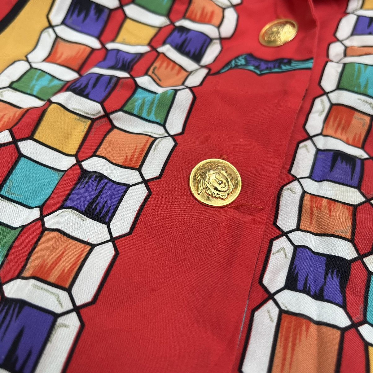 Vintage Versace button ups silk baroque Size M / US 6-8 / IT 42-44 - 7 Thumbnail