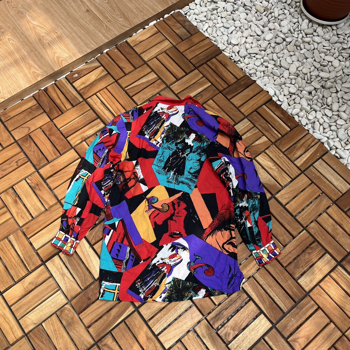 Vintage Versace button ups silk baroque Size M / US 6-8 / IT 42-44 - 2 Thumbnail