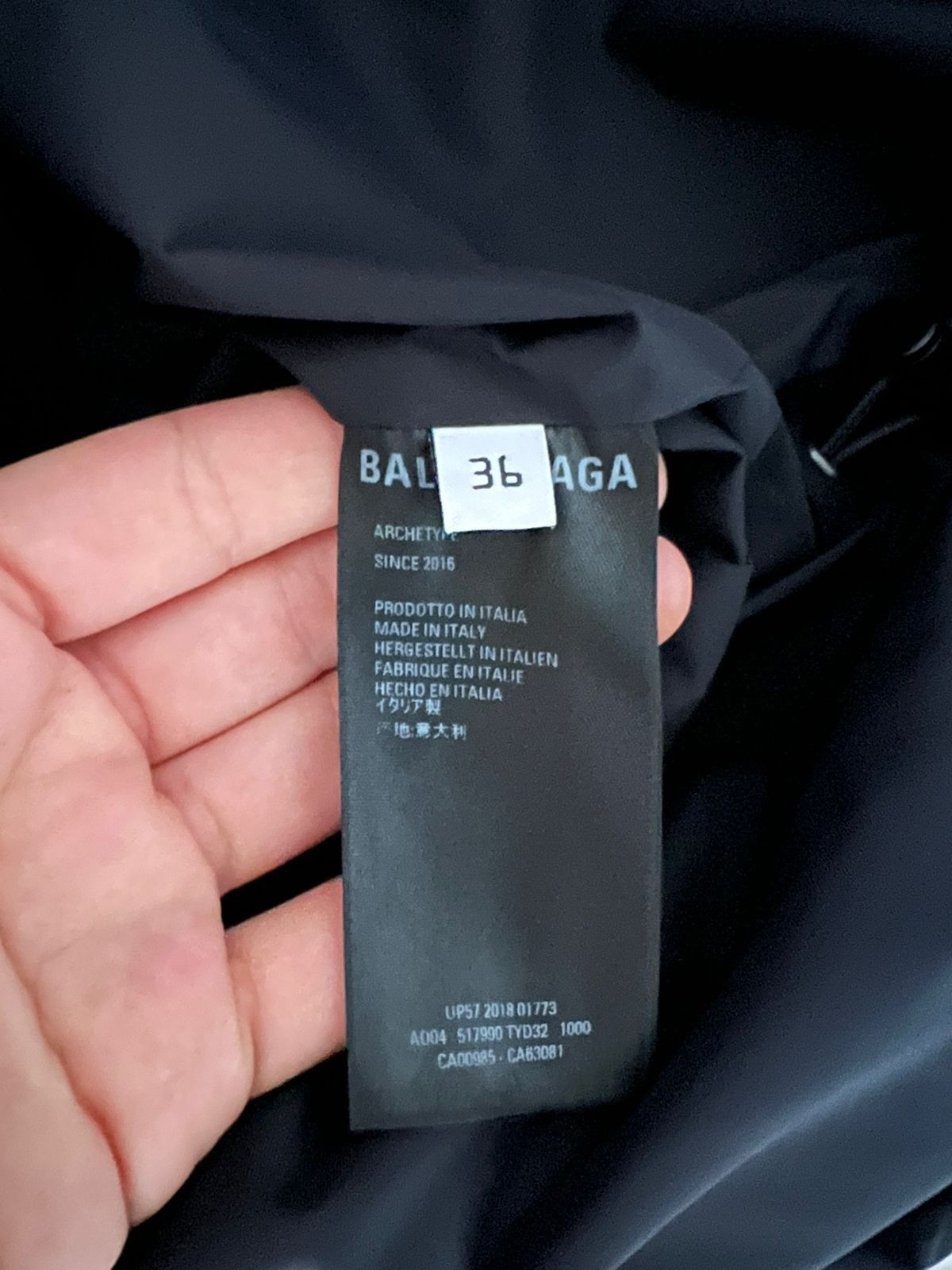Balenciaga Balenciaga Black Swing Parka Jacket Size US M / EU 48-50 / 2 - 6 Thumbnail