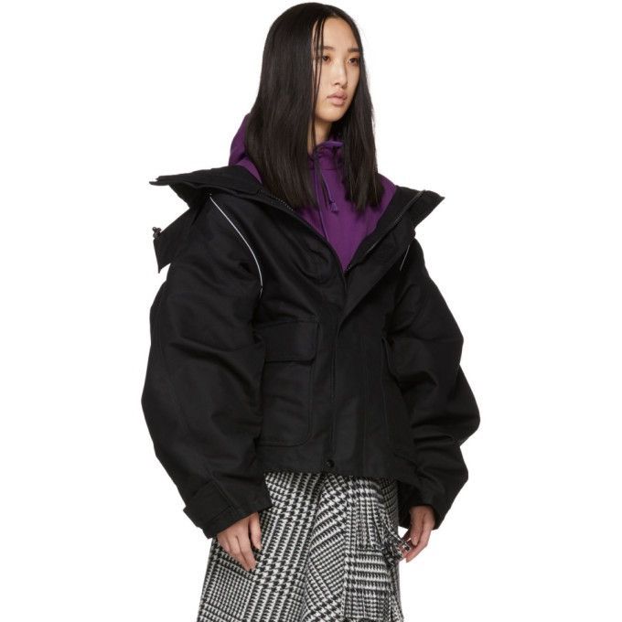 Balenciaga Balenciaga Black Swing Parka Jacket Size US M / EU 48-50 / 2 - 3 Thumbnail