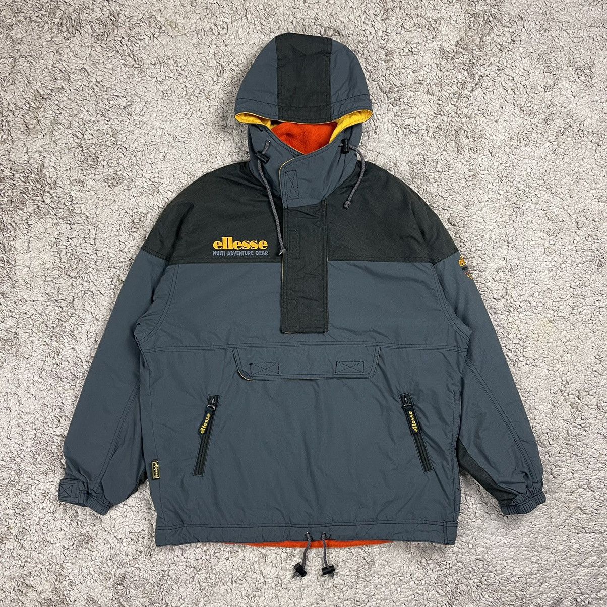 Ellesse × Vintage Vintage Ellese Half Zipper Hoodie Jacket Size US L / EU 52-54 / 3 - 1 Thumbnail