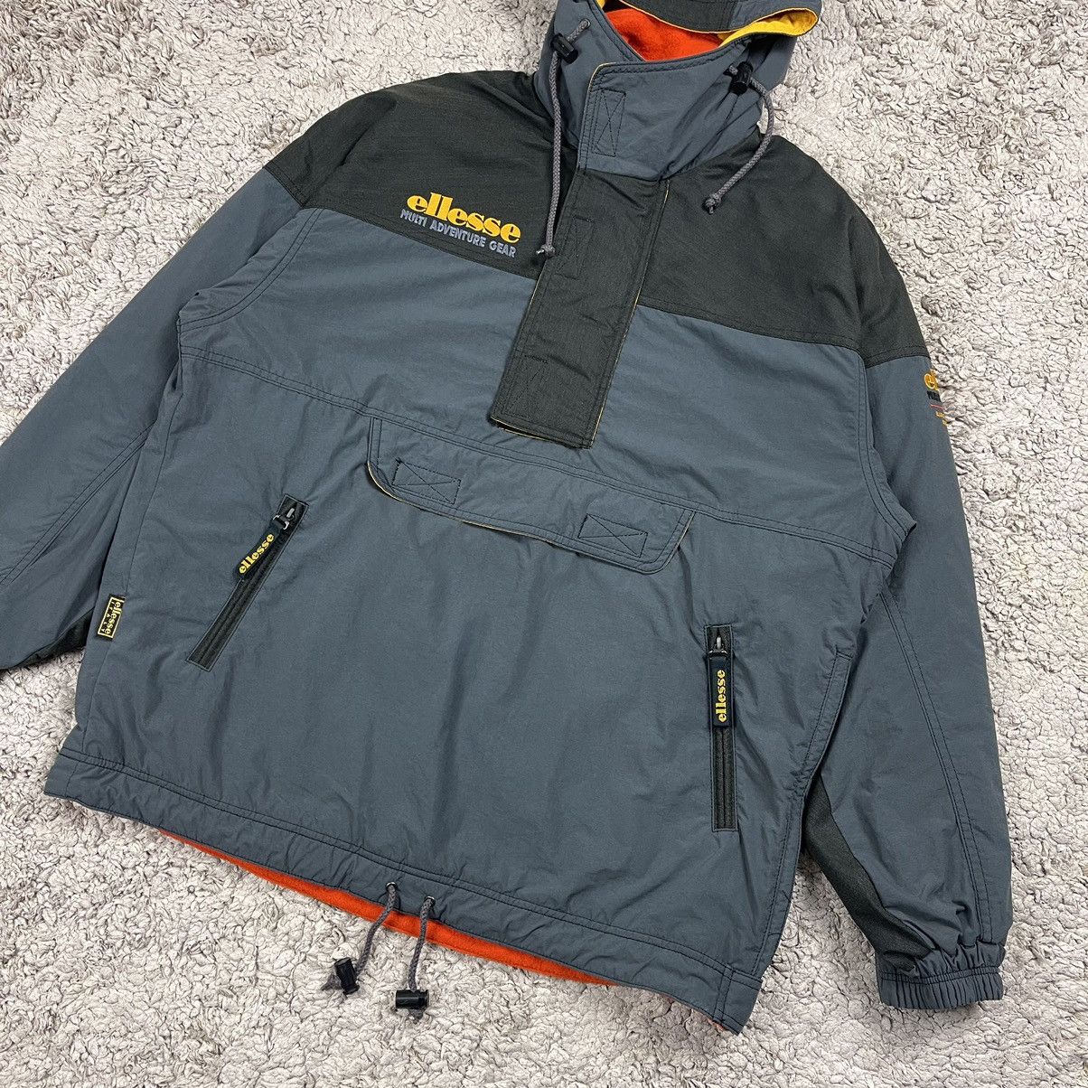 Ellesse × Vintage Vintage Ellese Half Zipper Hoodie Jacket Size US L / EU 52-54 / 3 - 4 Thumbnail