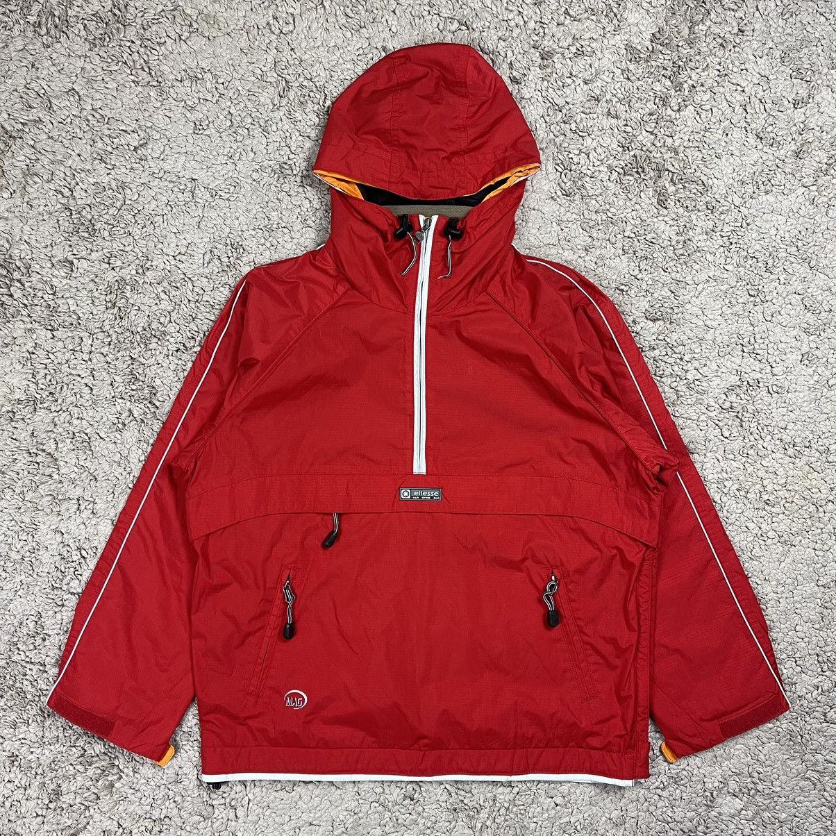 Ellesse × Goldwin × Japanese Brand Vintage Ellese by Goldwin Half Zipper Hoodie Jacket Size US L / EU 52-54 / 3 - 1 Thumbnail