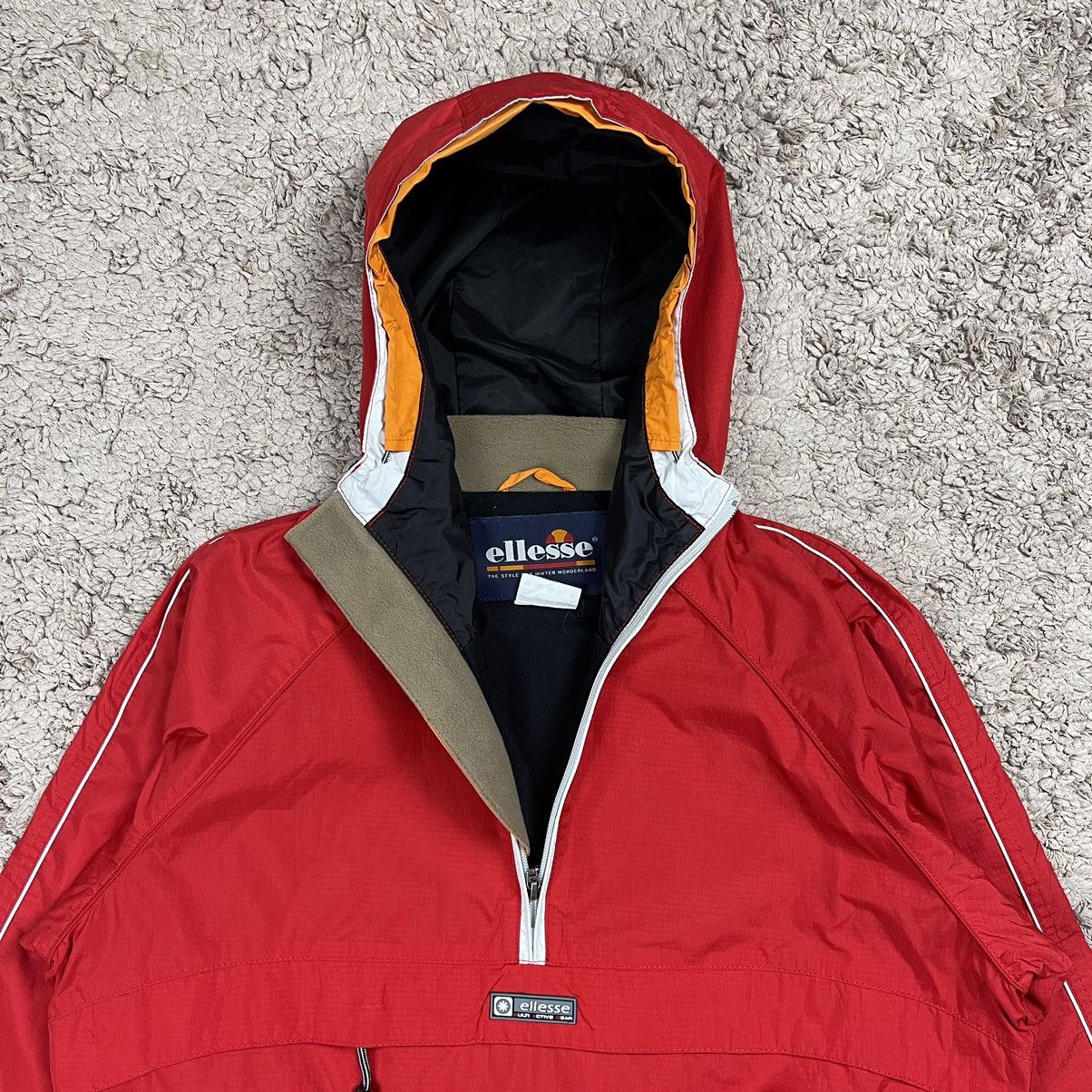 Ellesse × Goldwin × Japanese Brand Vintage Ellese by Goldwin Half Zipper Hoodie Jacket Size US L / EU 52-54 / 3 - 6 Thumbnail