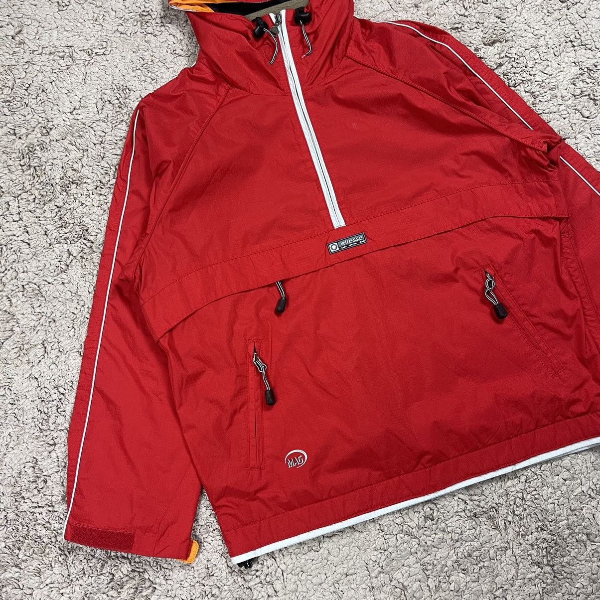 Ellesse × Goldwin × Japanese Brand Vintage Ellese by Goldwin Half Zipper Hoodie Jacket Size US L / EU 52-54 / 3 - 3 Thumbnail