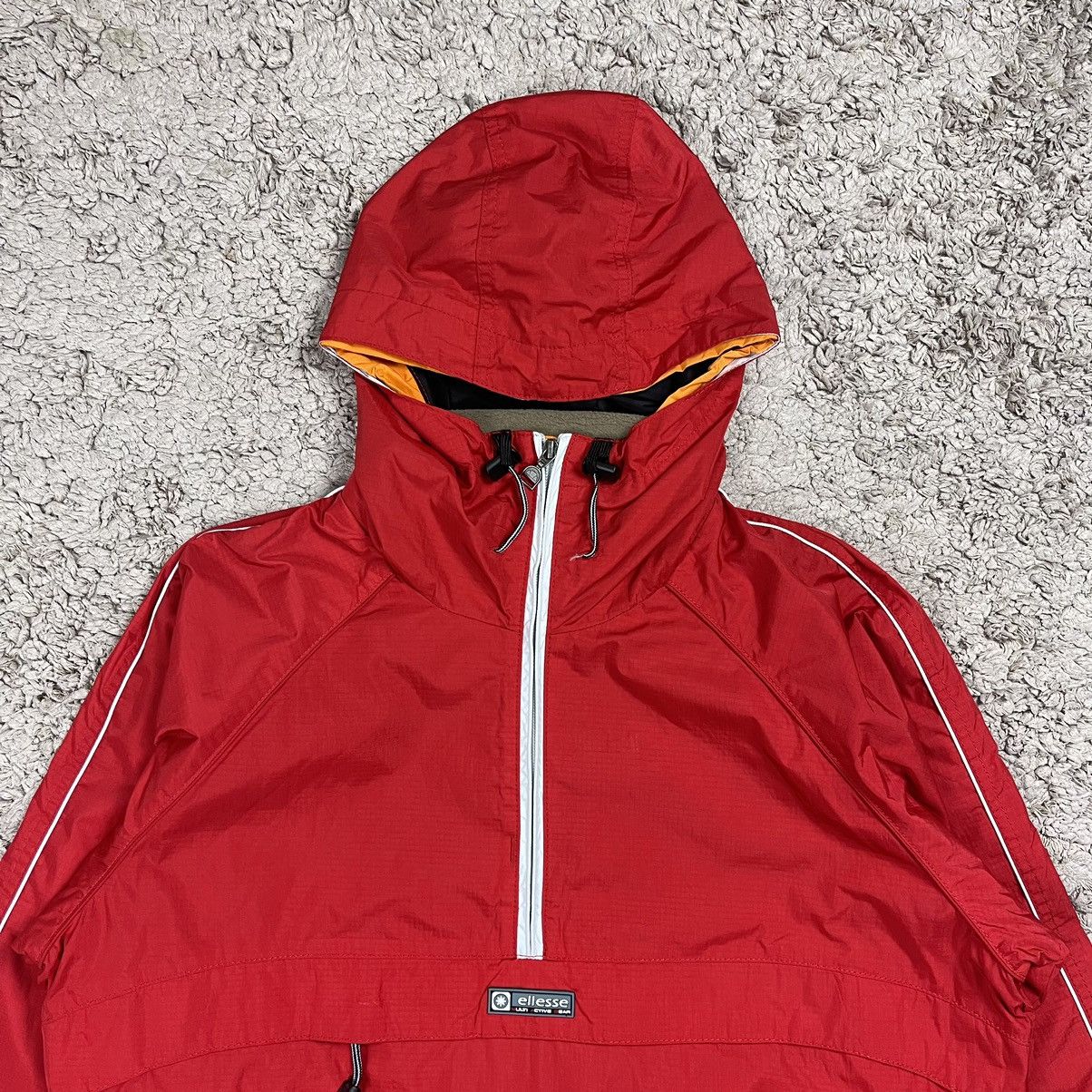 Ellesse × Goldwin × Japanese Brand Vintage Ellese by Goldwin Half Zipper Hoodie Jacket Size US L / EU 52-54 / 3 - 5 Thumbnail