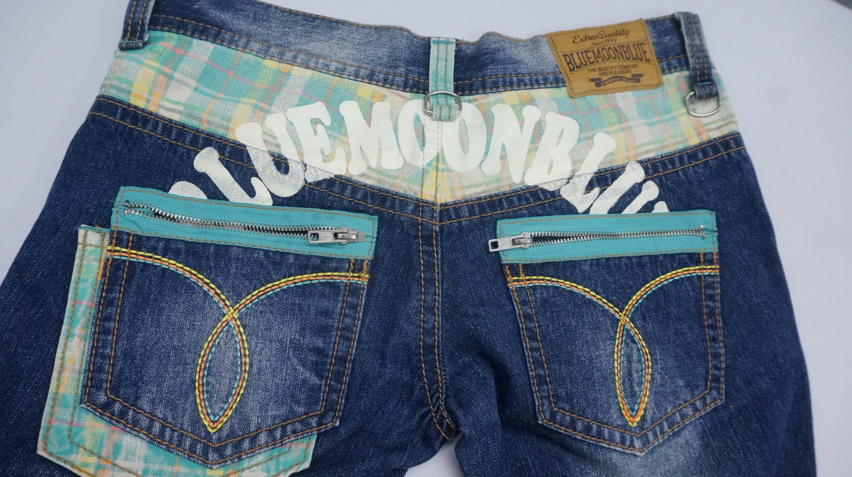 Japanese Brand BLUE MOON BLUE Japan Jeans Size US 33 - 16 Thumbnail