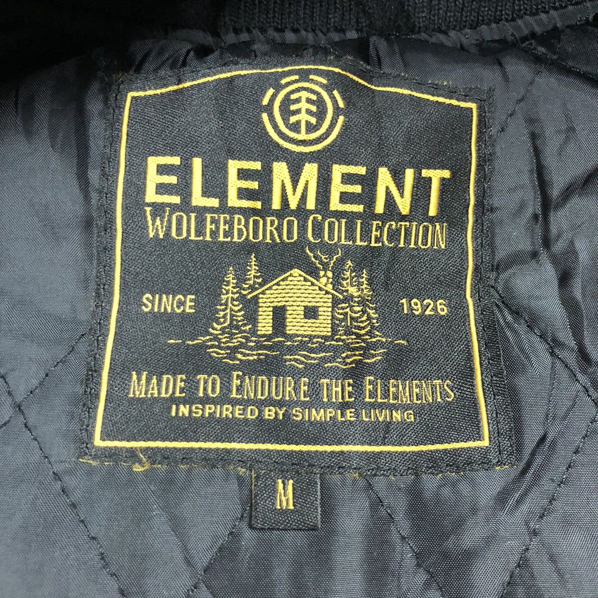 Element × Vintage Vintage Element Spellout Varsity Jacket Size US M / EU 48-50 / 2 - 24 Thumbnail
