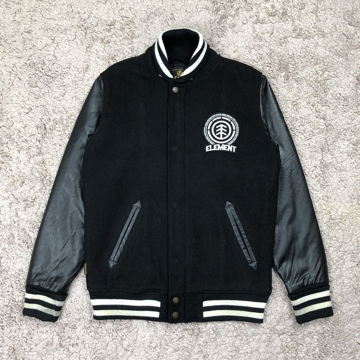 Element × Vintage Vintage Element Spellout Varsity Jacket Size US M / EU 48-50 / 2 - 2 Thumbnail