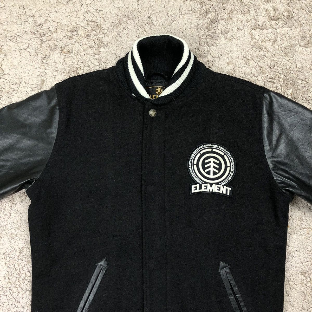 Element × Vintage Vintage Element Spellout Varsity Jacket Size US M / EU 48-50 / 2 - 12 Thumbnail