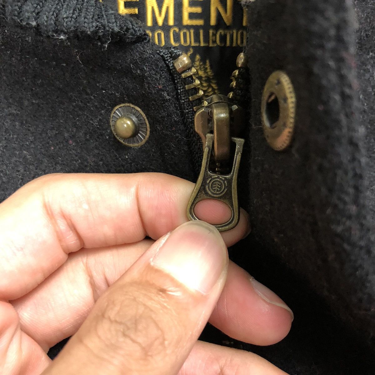Element × Vintage Vintage Element Spellout Varsity Jacket Size US M / EU 48-50 / 2 - 18 Thumbnail