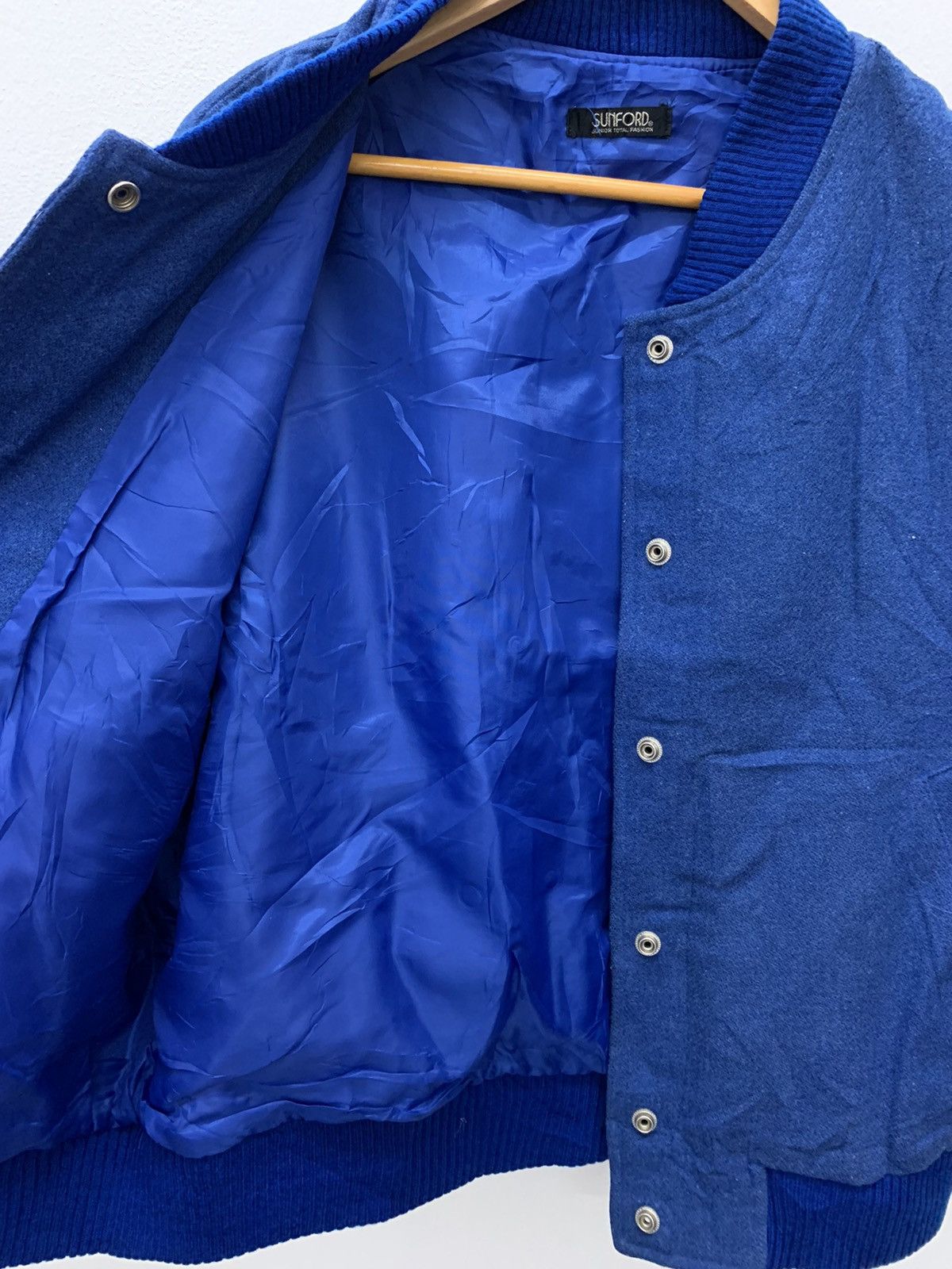 Japanese Brand Vintage 90s Sunford Wool Varsity Jacket Size US L / EU 52-54 / 3 - 6 Thumbnail