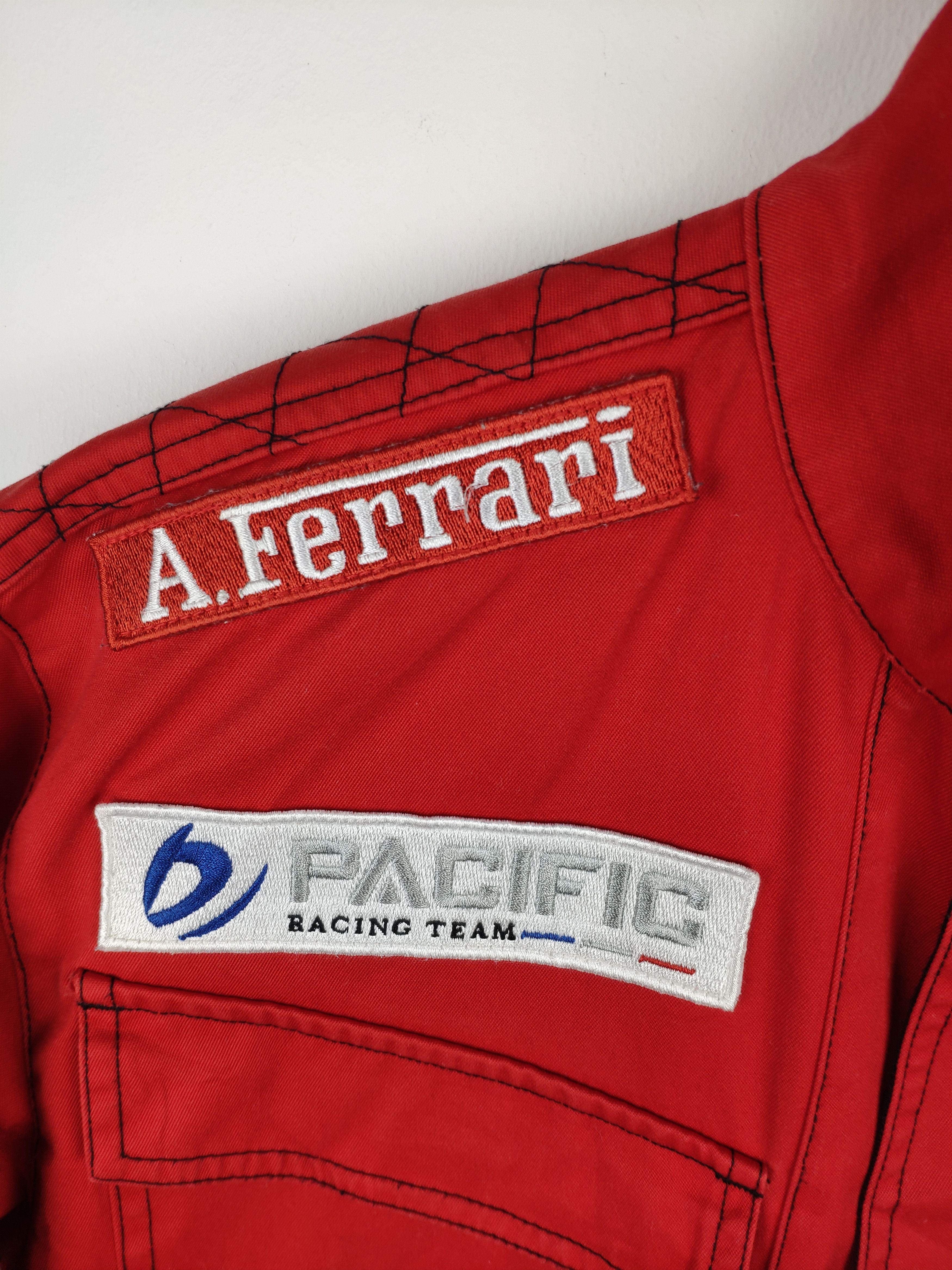 Japanese Brand × Vintage Vintage Ferrari Jacket Racing Team Japan College Size US M / EU 48-50 / 2 - 3 Thumbnail