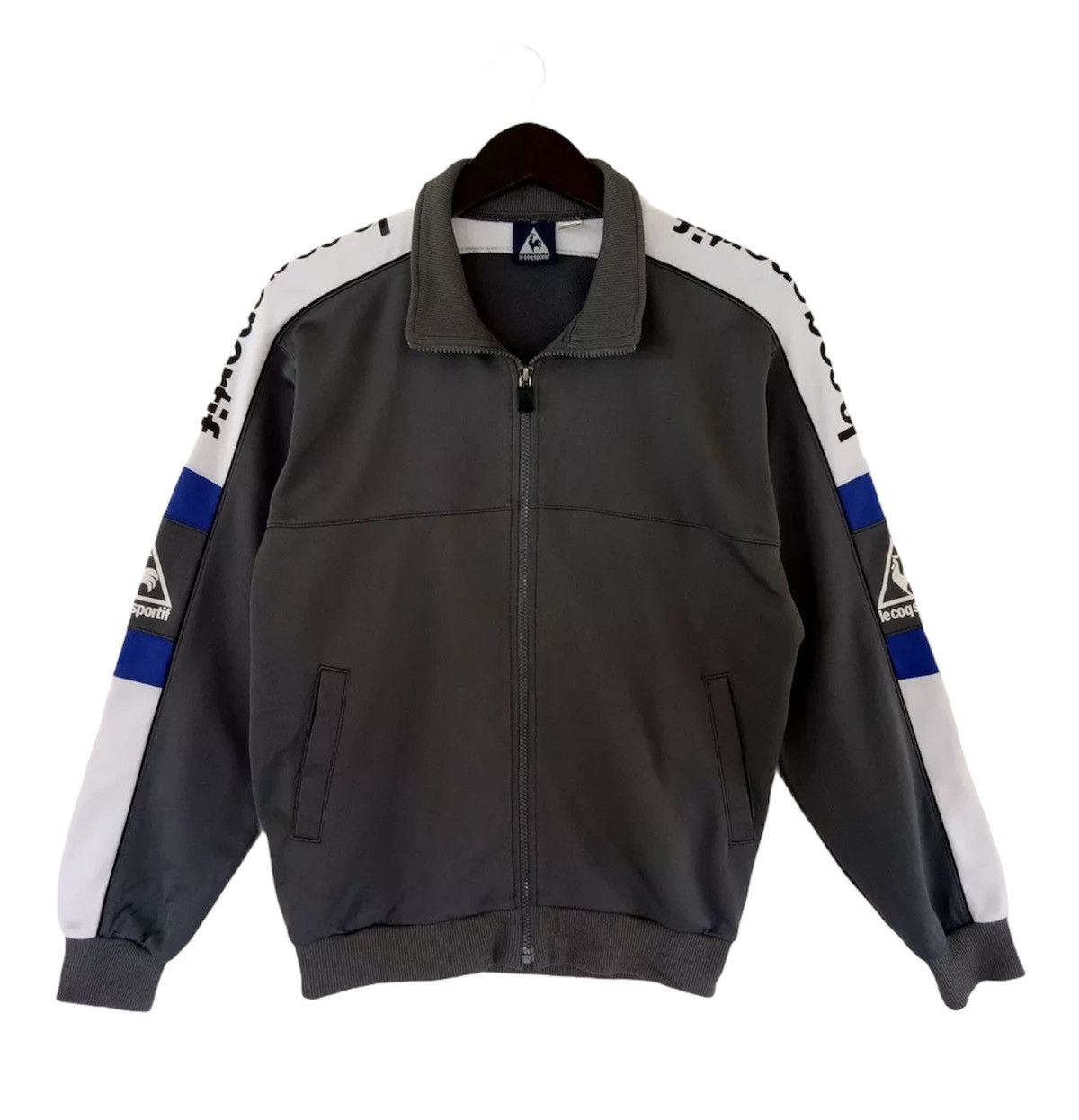 Vintage💥 LE COQ SPORTIF sweater spell out jacket