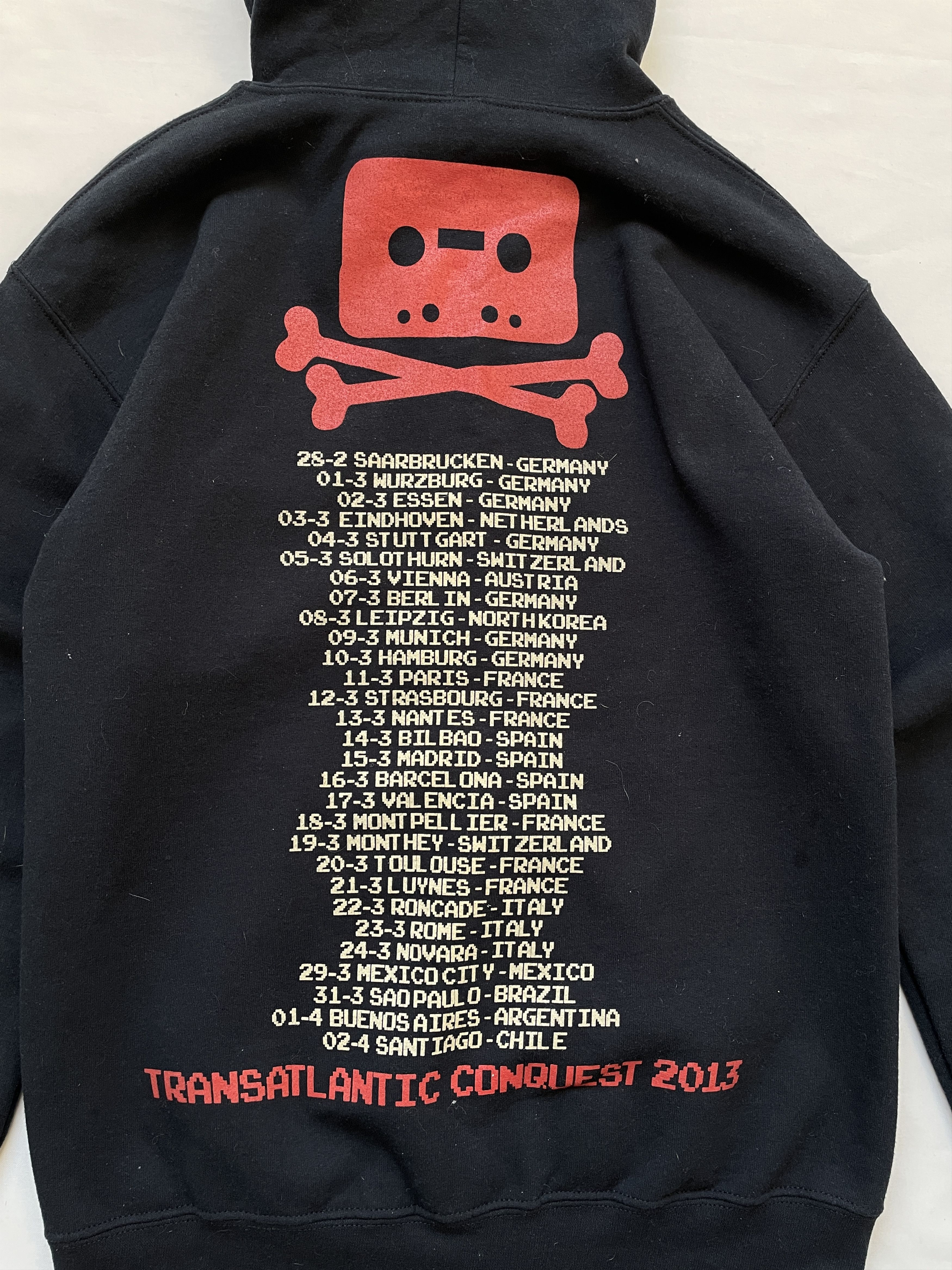 Band Tees Alestorm Band Transatlantic Conquest 2013 Tour Zip Hoodie Size US S / EU 44-46 / 1 - 5 Thumbnail