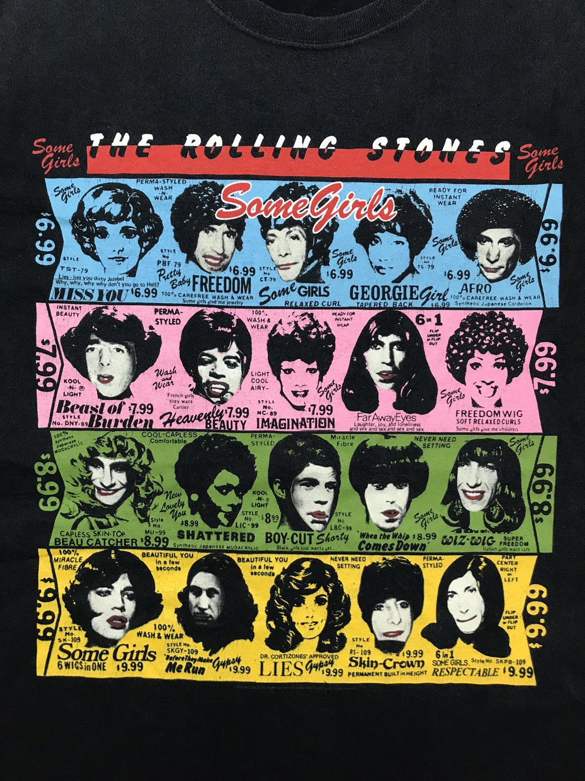 Band Tees × Grailed VINTAGE Y2K THE ROLLING STONES SOME GIRLS T-SHIRT Size US M / EU 48-50 / 2 - 3 Thumbnail