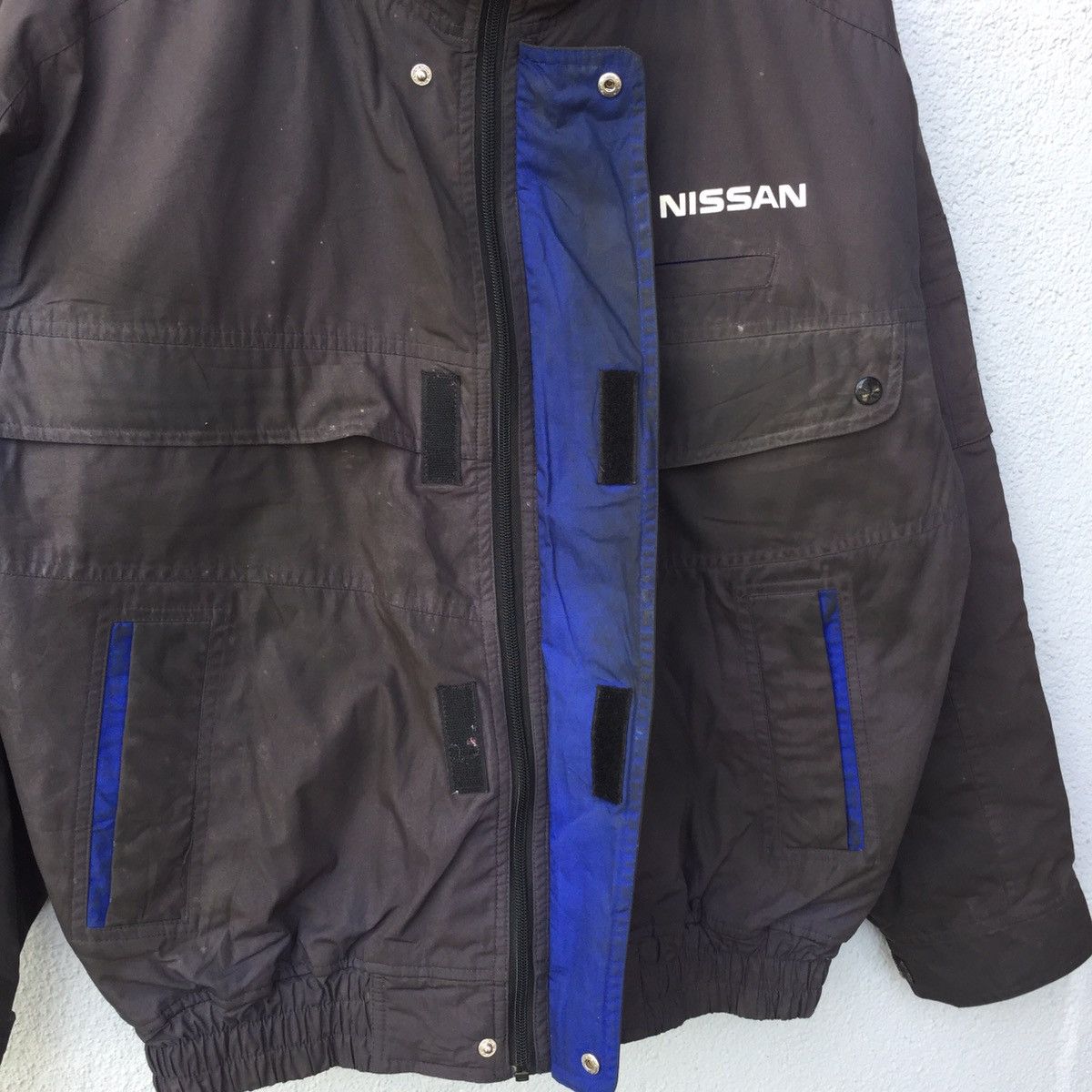 Nissan Vintage Nissan Bomber Jacket Zipper Size US XL / EU 56 / 4 - 13 Thumbnail