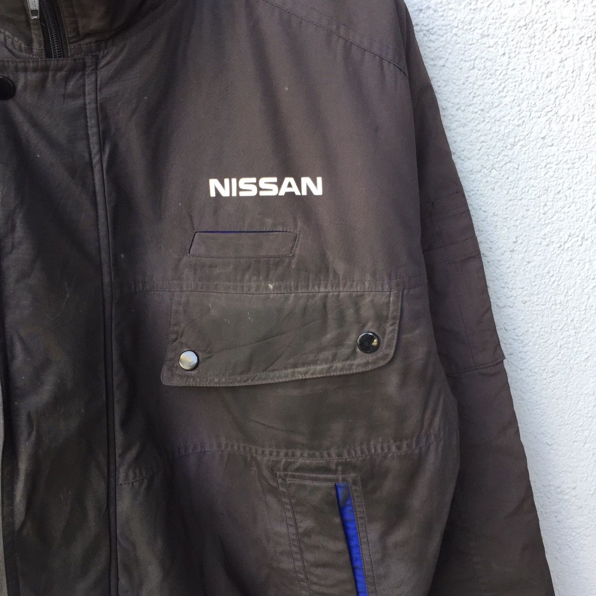 Nissan Vintage Nissan Bomber Jacket Zipper Size US XL / EU 56 / 4 - 12 Thumbnail