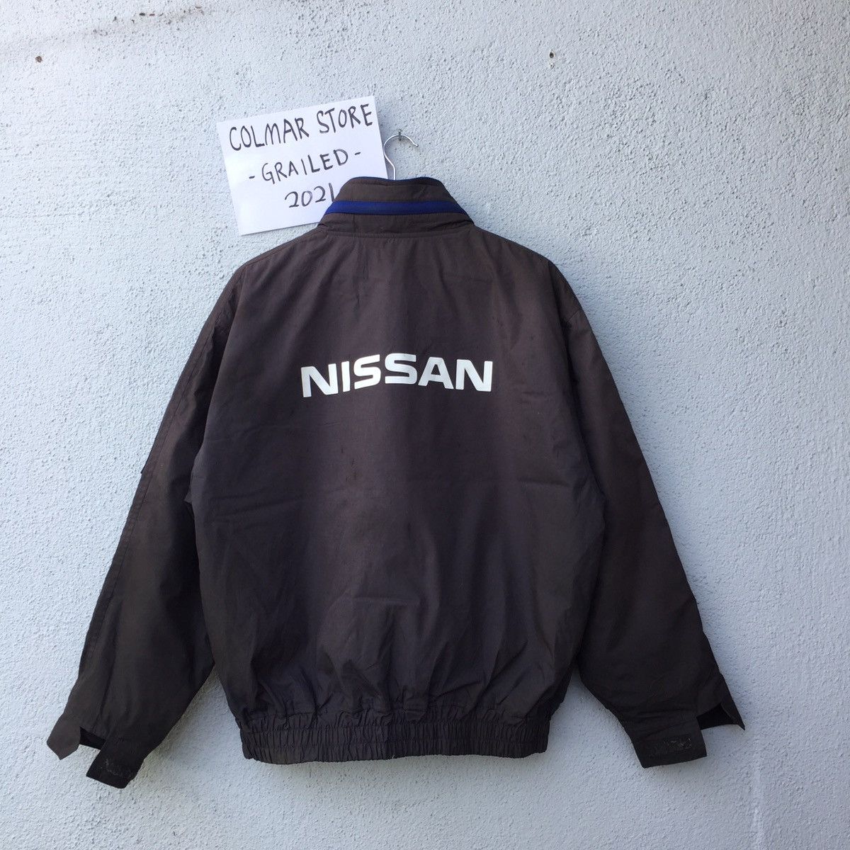 Nissan Vintage Nissan Bomber Jacket Zipper Size US XL / EU 56 / 4 - 16 Thumbnail