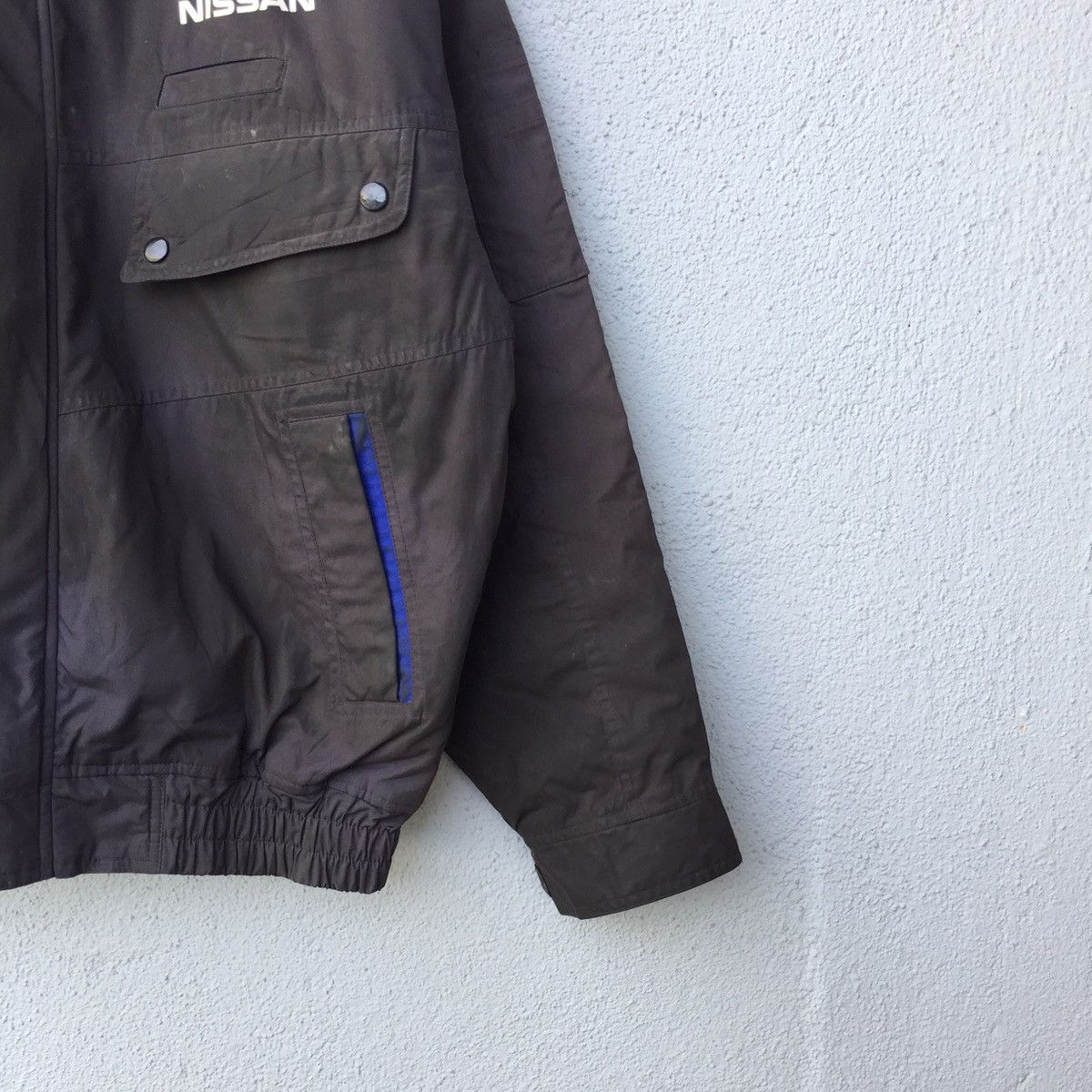 Nissan Vintage Nissan Bomber Jacket Zipper Size US XL / EU 56 / 4 - 4 Thumbnail