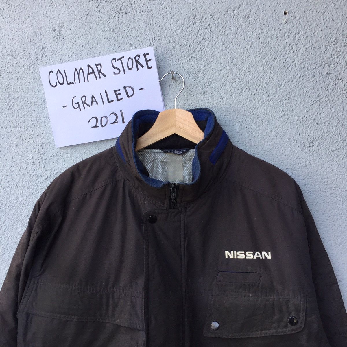 Nissan Vintage Nissan Bomber Jacket Zipper Size US XL / EU 56 / 4 - 2 Thumbnail