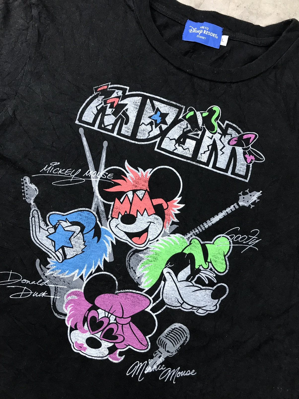 Disney 🔥TOKYO DISNEY RESORT MDGM MICKEY DONALD GOOFY MINNIE Size US L / EU 52-54 / 3 - 4 Thumbnail