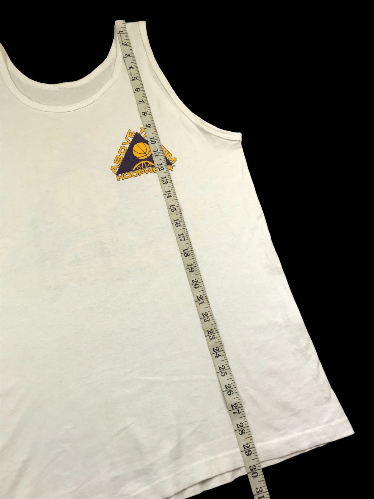 Above the Rim × Vintage VINTAGE 90s ABOVE THE RIM LOGO SLEEVELESS SINGLET T-SHIRT Size US L / EU 52-54 / 3 - 9 Thumbnail