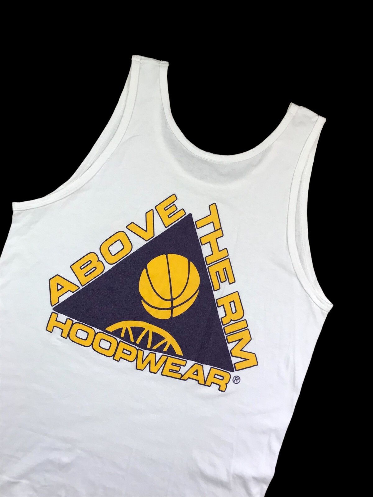 Above the Rim × Vintage VINTAGE 90s ABOVE THE RIM LOGO SLEEVELESS SINGLET T-SHIRT Size US L / EU 52-54 / 3 - 4 Thumbnail