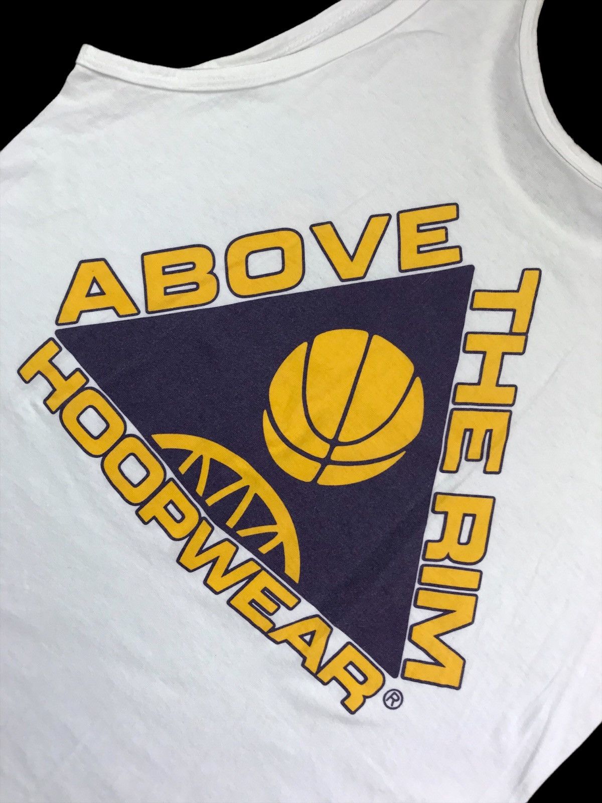 Above the Rim × Vintage VINTAGE 90s ABOVE THE RIM LOGO SLEEVELESS SINGLET T-SHIRT Size US L / EU 52-54 / 3 - 5 Thumbnail