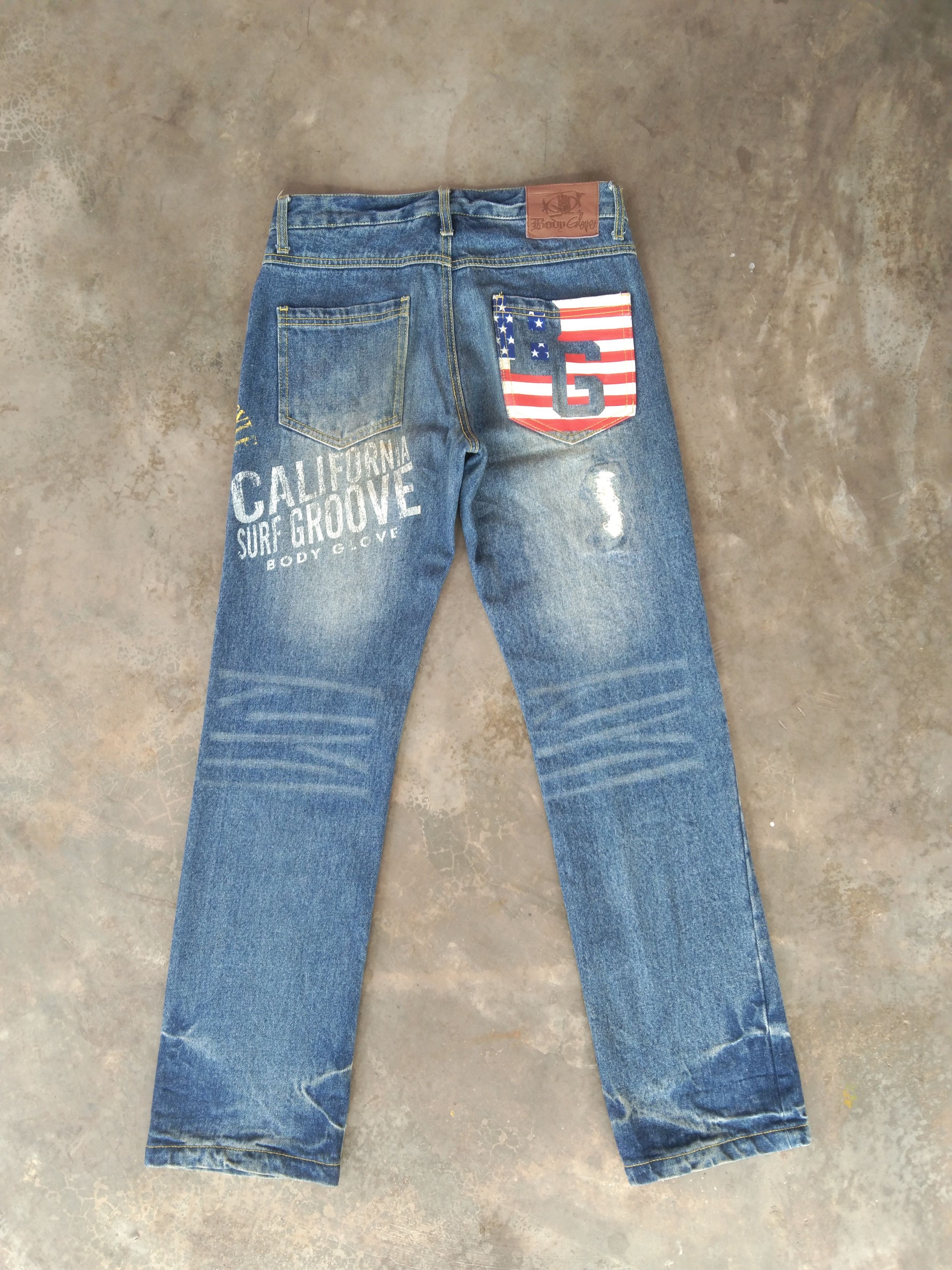 image of Body Glove Vintage Jeans 30X31 in Blue, Men's