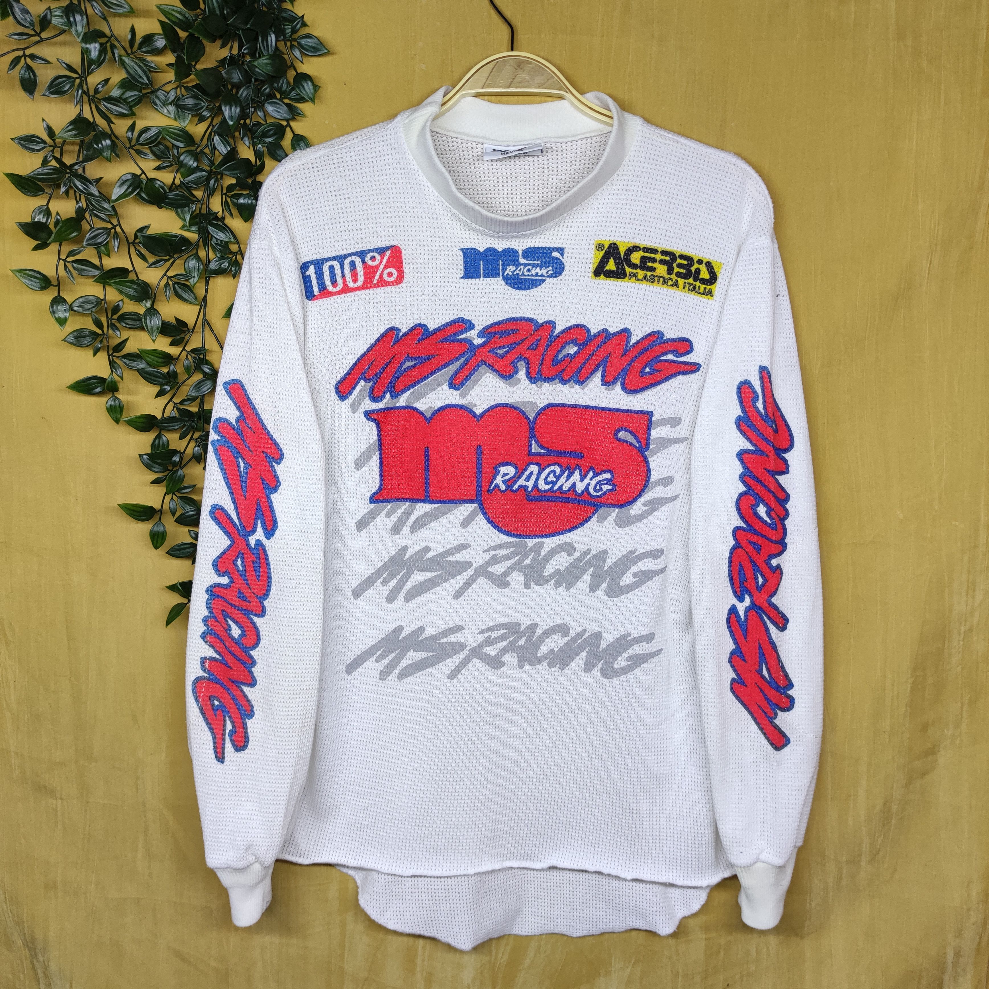 Vintage a84 vintage MSR MS Racing Motocross Jersey Size US M / EU 48-50 / 2 - 1 Thumbnail