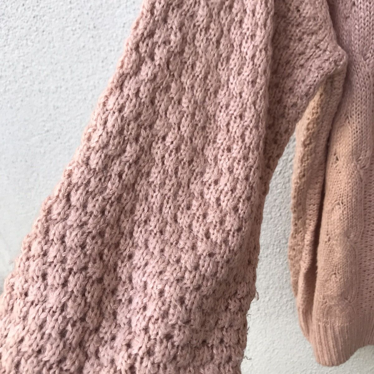 Homespun Knitwear × Japanese Brand × Vintage Vintage JC Cable Knit Stitch Jumper Knitwear Size US L / EU 52-54 / 3 - 7 Thumbnail