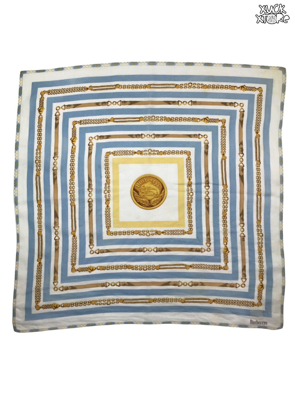Burberry Vintage Burberry Handkerchief / Bandana / Neckerchief Size ONE SIZE - 2 Thumbnail