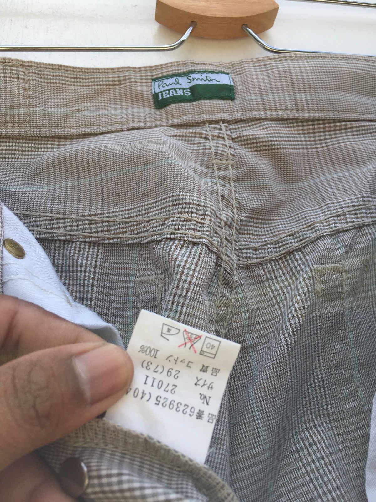 Paul Smith PAUL SMITH JEANS Checkered Plaid Tartan Pants Waist 30 Size US 30 / EU 46 - 13 Thumbnail
