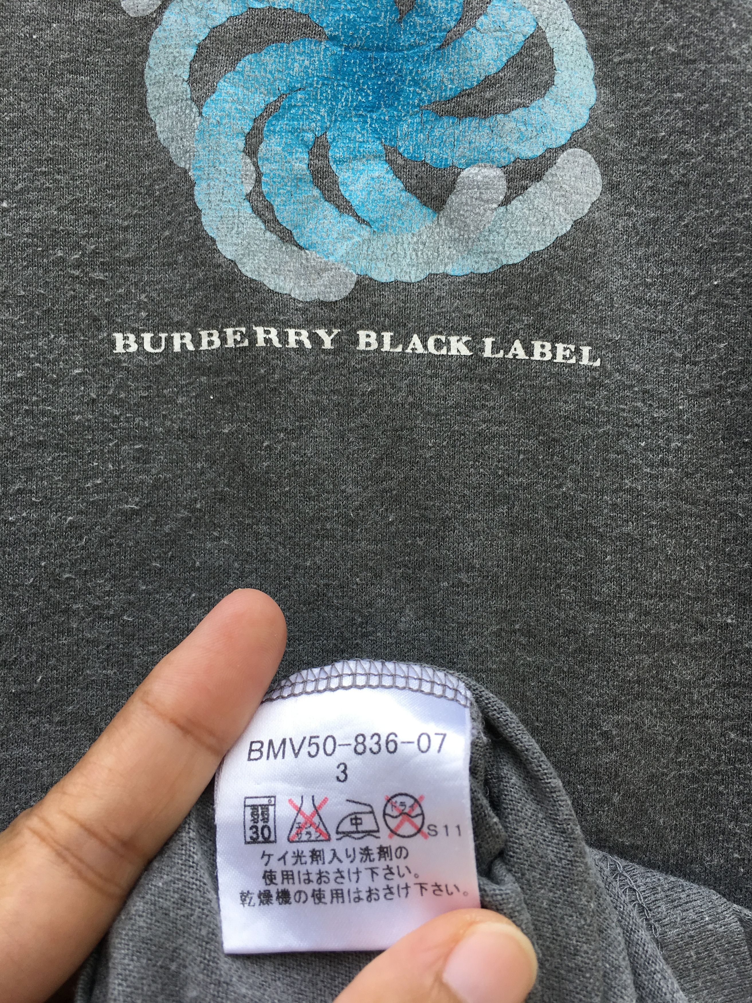 Burberry Vintage Burberry Black Label T shirt. Size US L / EU 52-54 / 3 - 13 Thumbnail