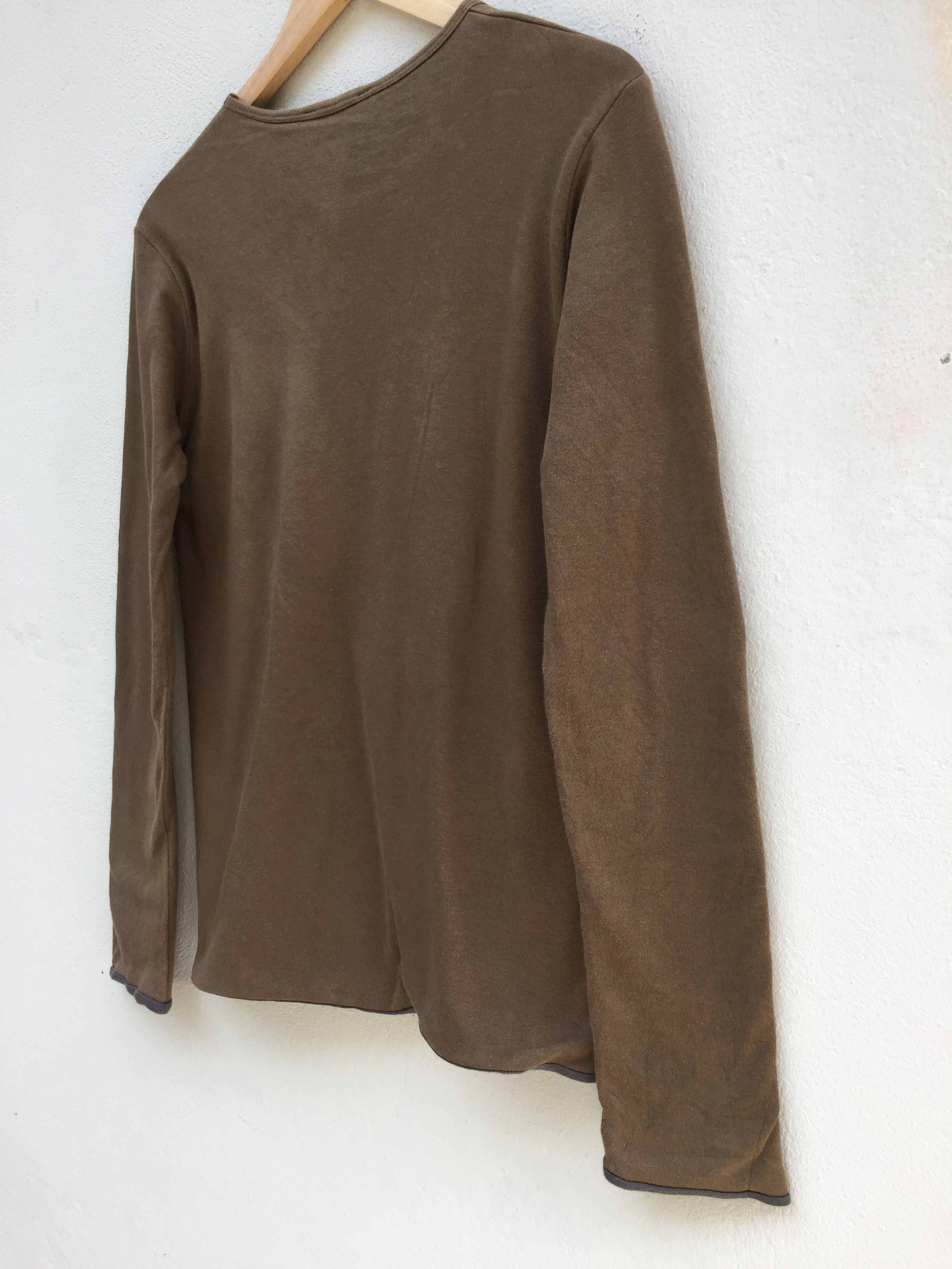 A.P.C. Vintage 90s APC Long Sleeve Rue de Fleuras Size US M / EU 48-50 / 2 - 9 Thumbnail