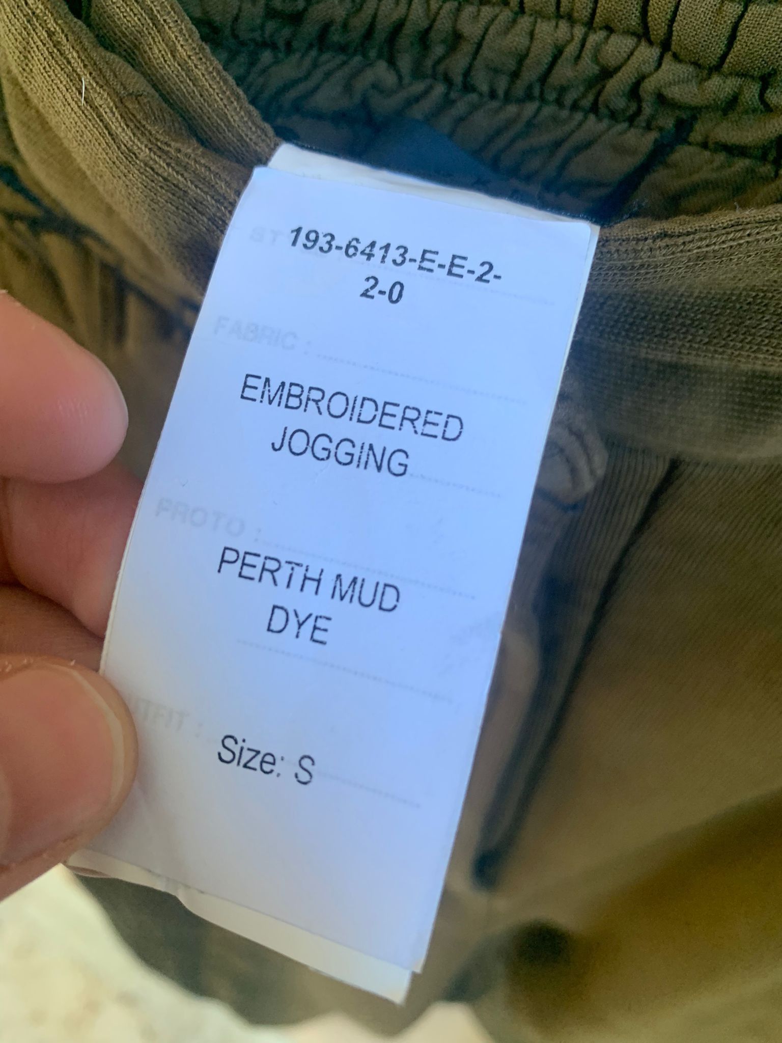 Haider Ackermann Perth Embroidery Pants in Mud Dye Size US 30 / EU 46 - 14 Thumbnail