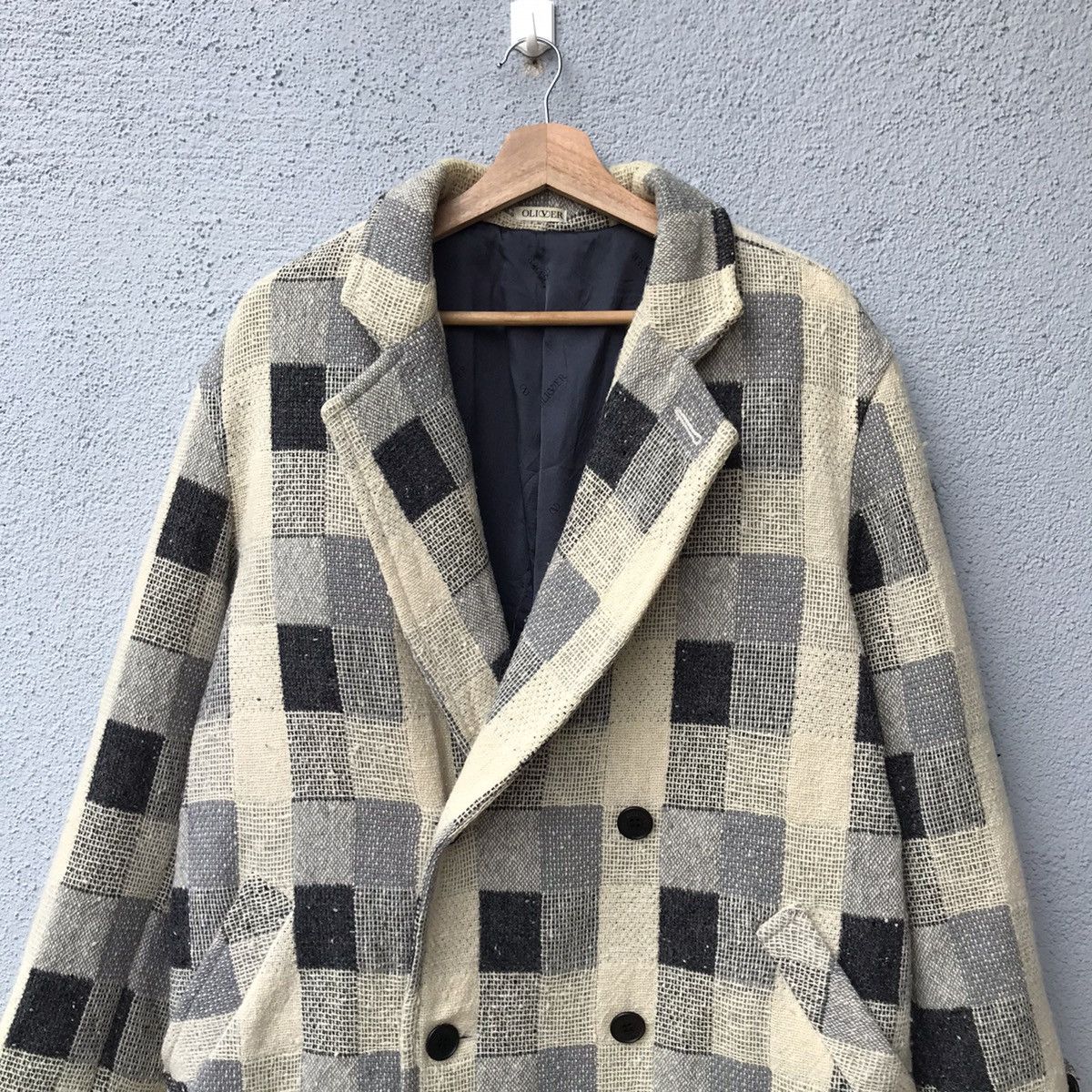 Japanese Brand Vintage Oliver Double-breasted Patchwork Style Trench Coats Size US XL / EU 56 / 4 - 2 Thumbnail