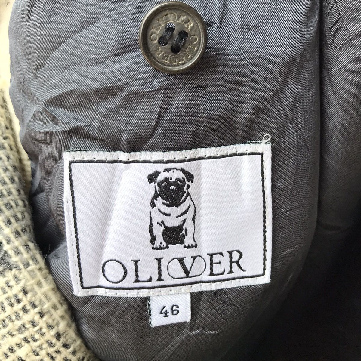 Japanese Brand Vintage Oliver Double-breasted Patchwork Style Trench Coats Size US XL / EU 56 / 4 - 8 Thumbnail