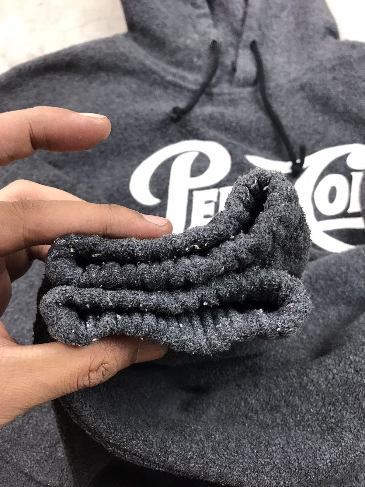 Pepsi Vintage Pepsi Cola Embroidery Big Spell Out Fleece Hoodie Size US M / EU 48-50 / 2 - 5 Thumbnail