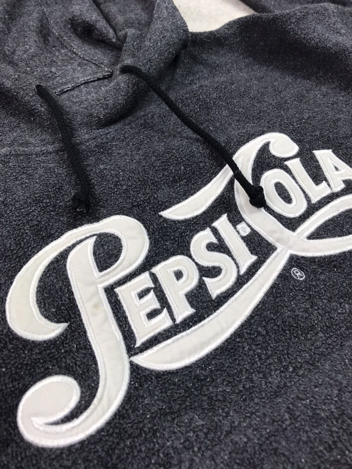 Pepsi Vintage Pepsi Cola Embroidery Big Spell Out Fleece Hoodie Size US M / EU 48-50 / 2 - 3 Thumbnail