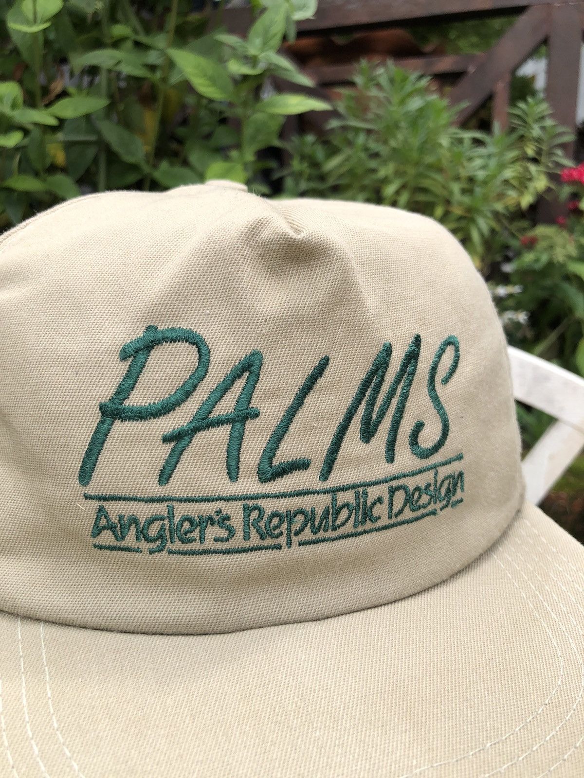 Vintage VTG 90’s EMBROIDERY PALMS ANGLERS REPUBLIC DESIGN CAP HAT Size ONE SIZE - 3 Thumbnail