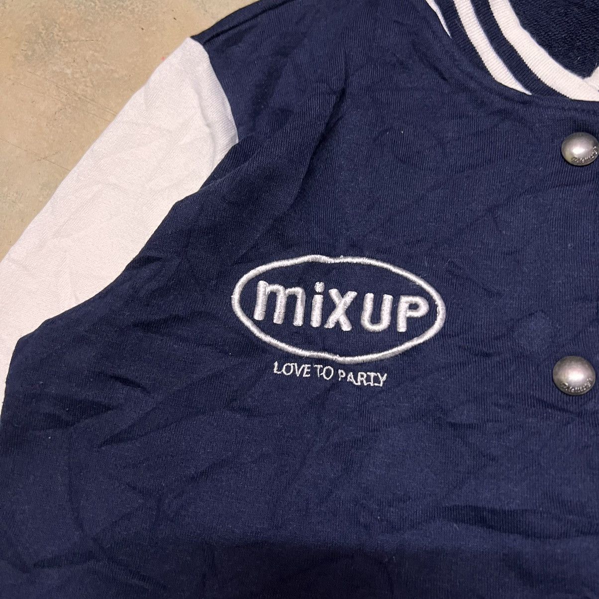 Japanese Brand Japanese Brand PKLT Pink Latte Varsity Jacket Streetwear Size US S / EU 44-46 / 1 - 4 Thumbnail